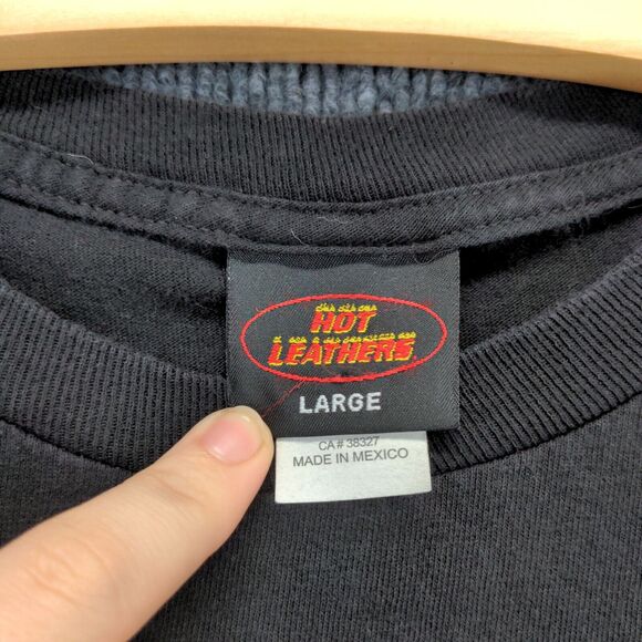 Hot Leathers Biker 2nd Amendment 2A Aint About Hunting Deer T Shirt Size L Black - Picture 10 of 11